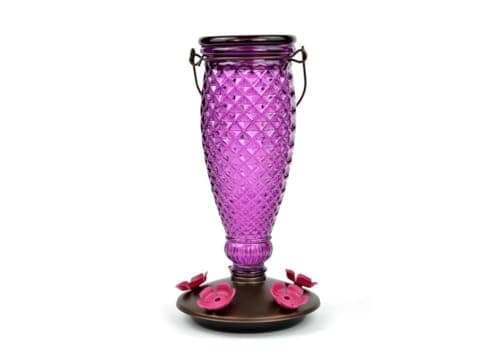 Perky-Pet Diamond Wine Top-Fill Glass 24 oz
